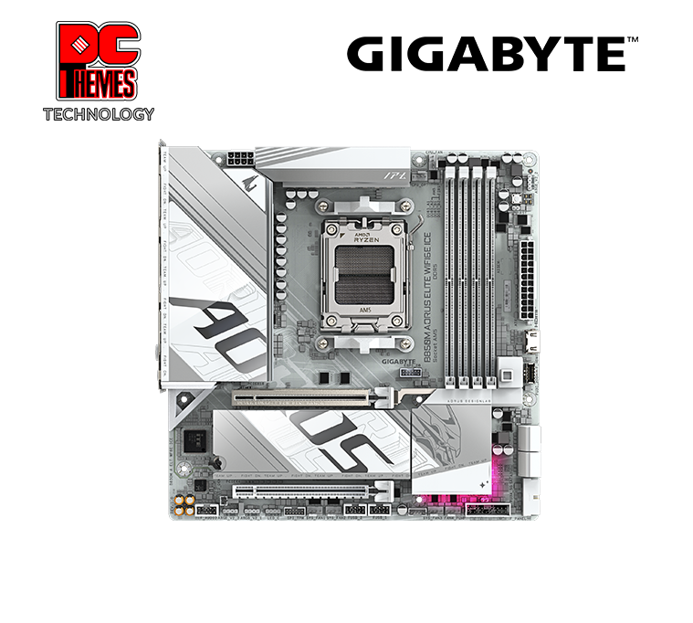 GIGABYTE B850M A ELITE WIFI 6E ICE Motherboard